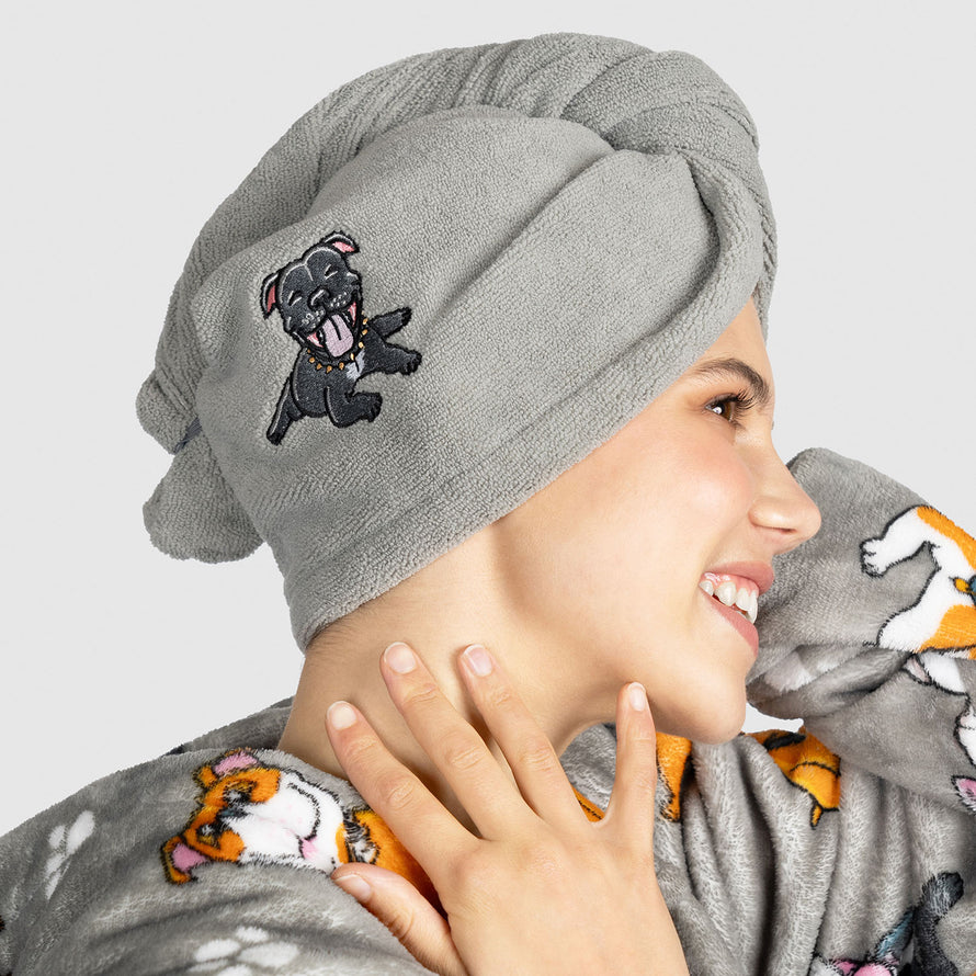 Staffy Oodie Hair Turban