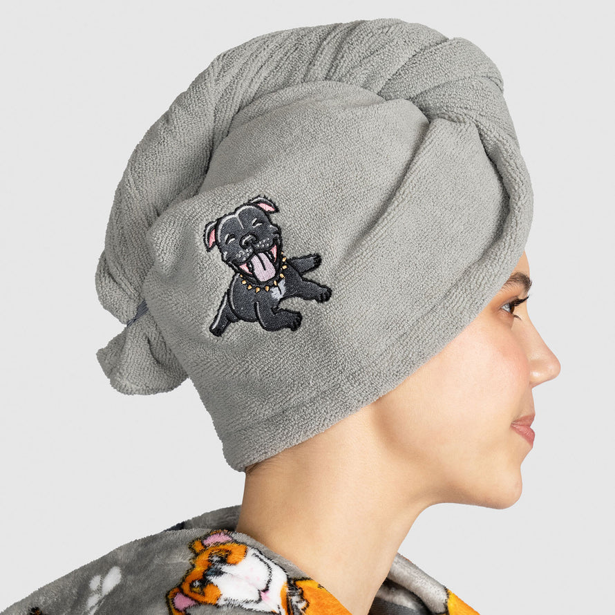 Staffy Oodie Hair Turban