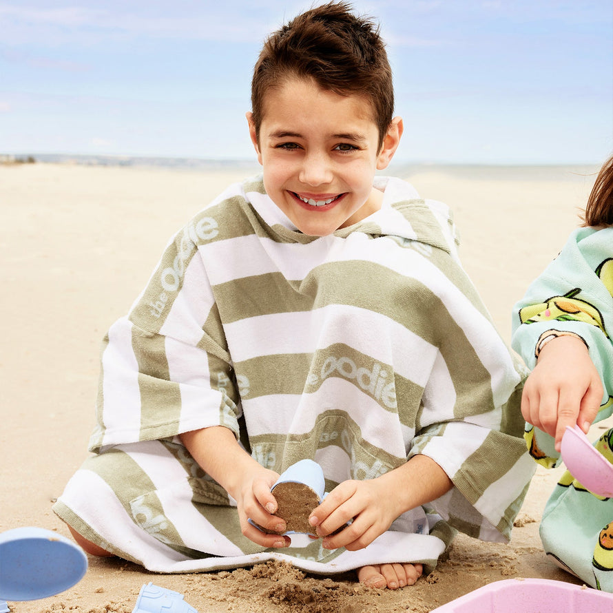 Stripe Kids Beach Oodie