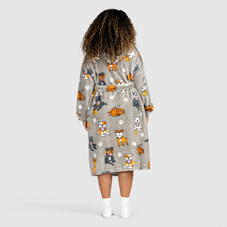 Staffy Oodie Robe
