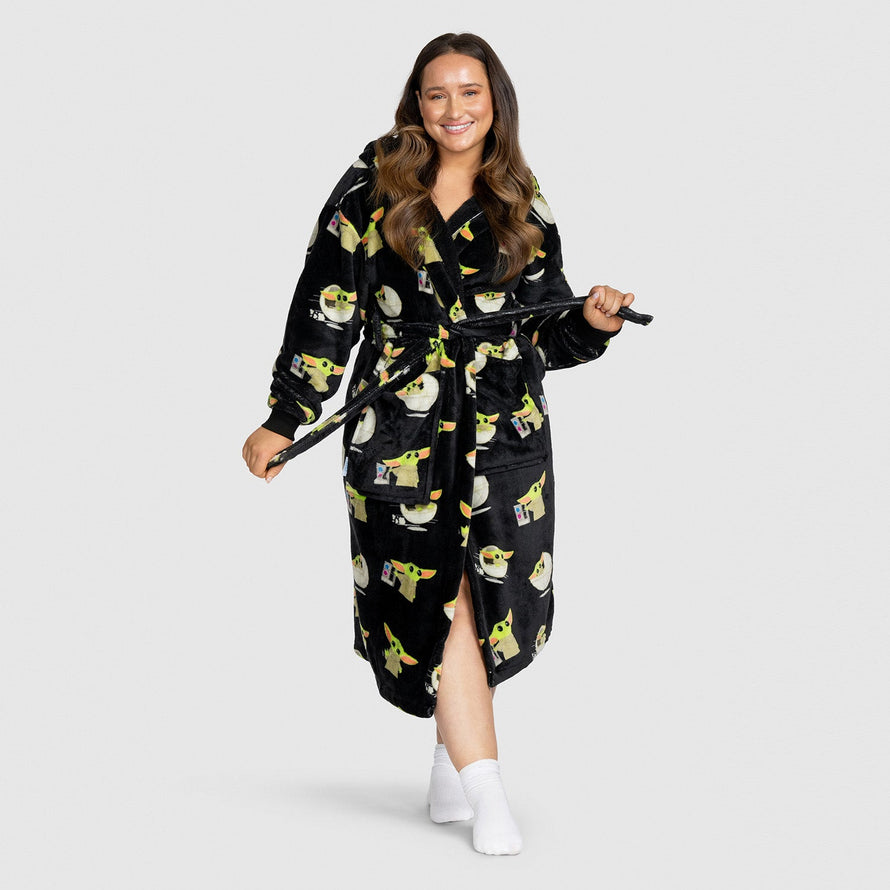 Black The Mandalorian Oodie Robe