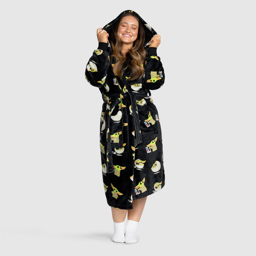 Black The Mandalorian Oodie Robe