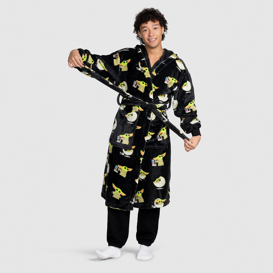 Black The Mandalorian Oodie Robe