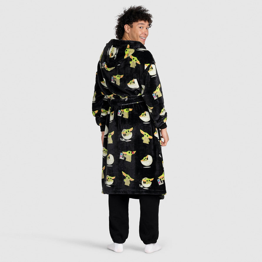 Black The Mandalorian Oodie Robe