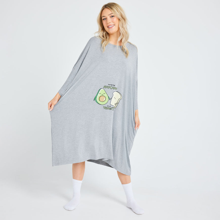 Avocado and Toast Oodie Sleep Tee