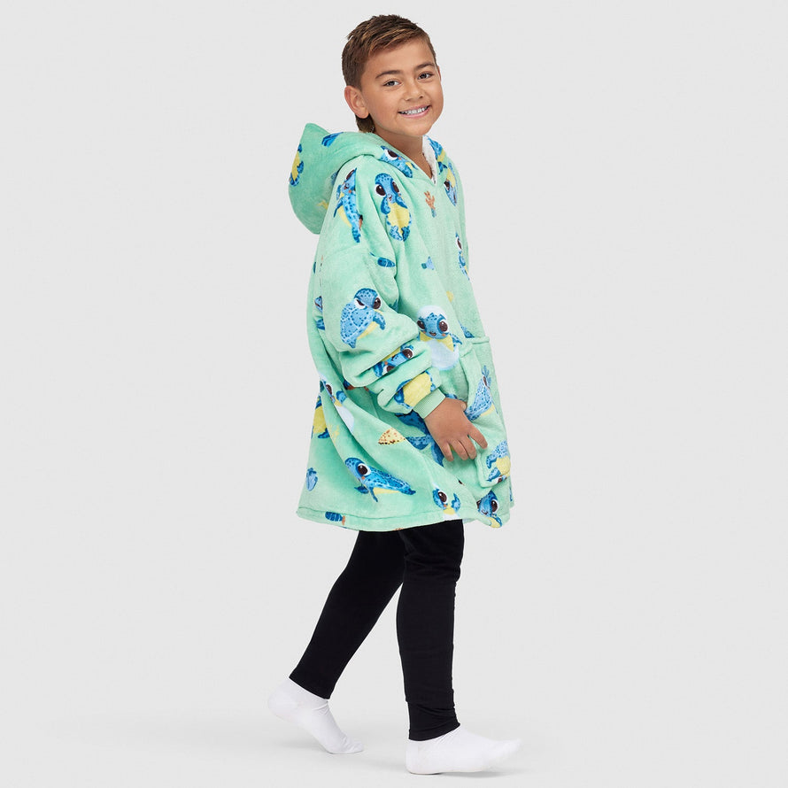 Turtle Recycled Kids Oodie