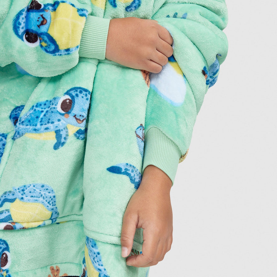 Turtle Recycled Kids Oodie