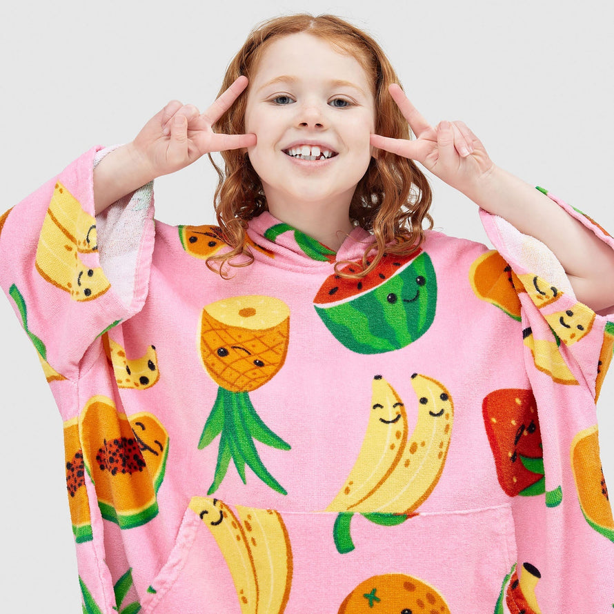 Fruit Faces Kids Beach Oodie