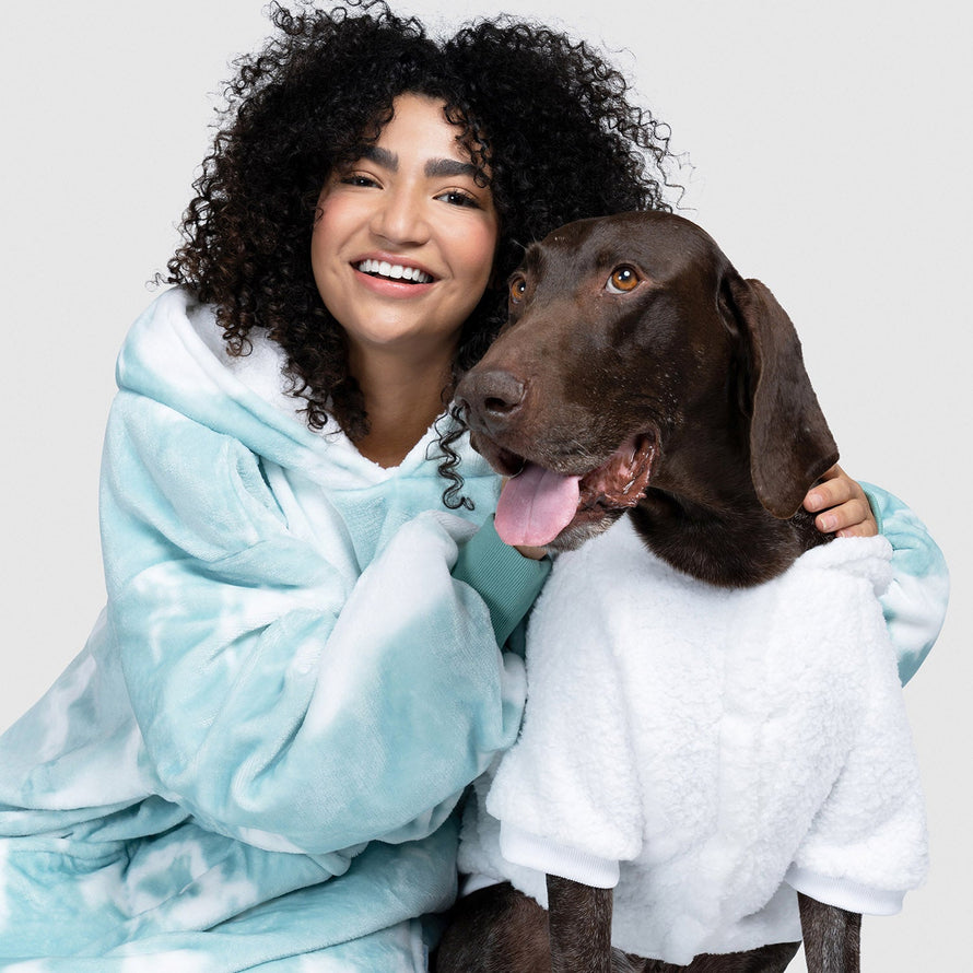 Cream Sherpa Dog Oodie