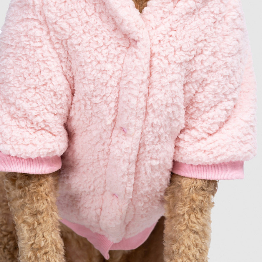 Pink Sherpa Dog Oodie