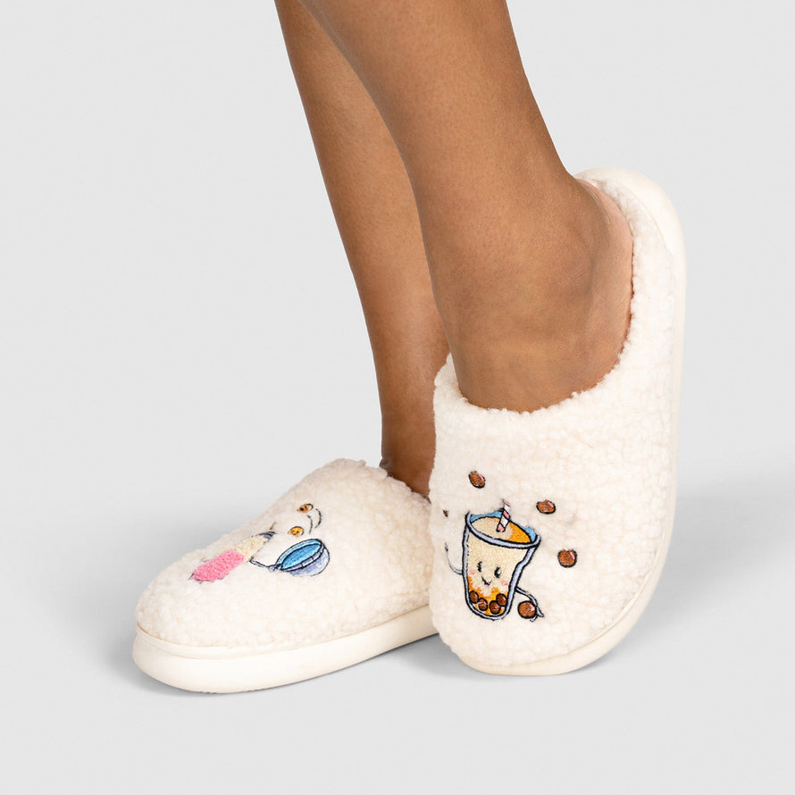 Bubble Tea Snuggle Slippers