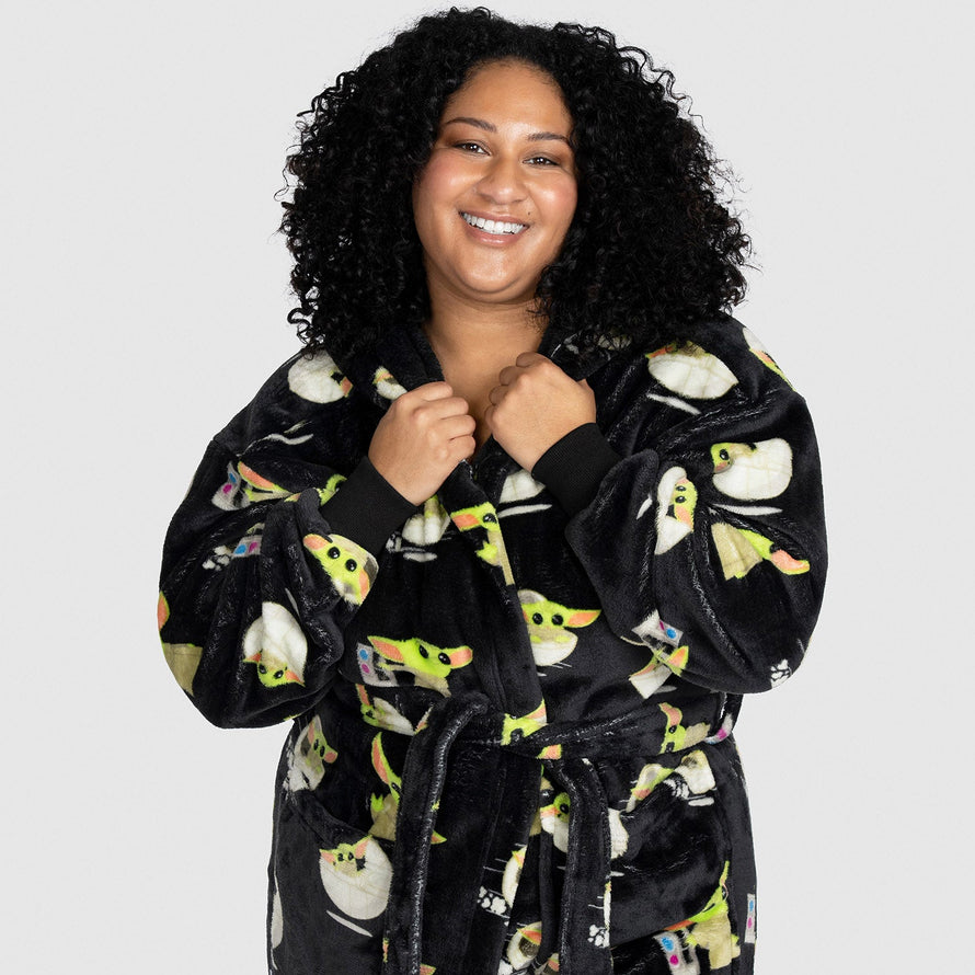 Black The Mandalorian Oodie Robe