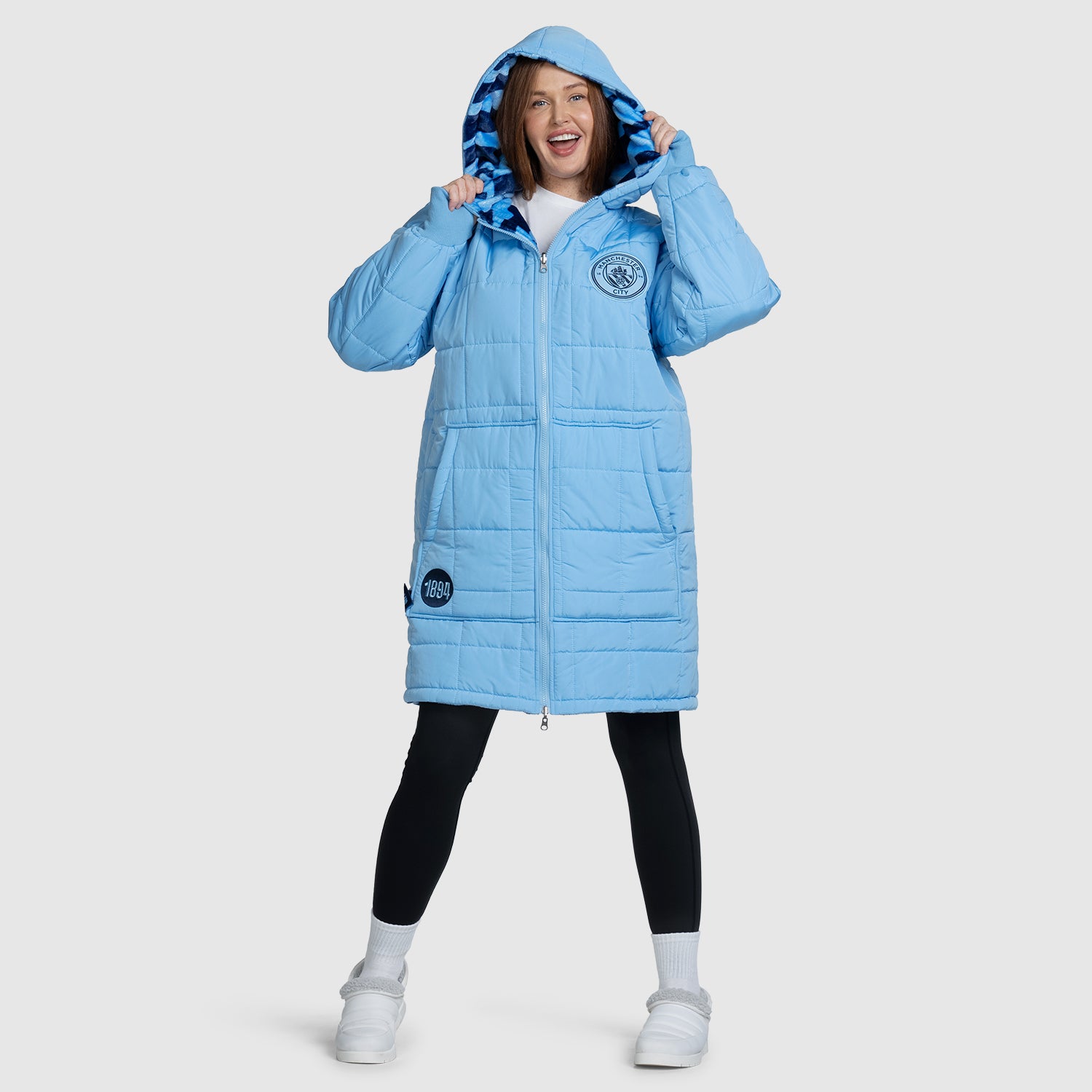 Manchester City Zip Through Outdoor Jacket Licensed – The Oodie EU