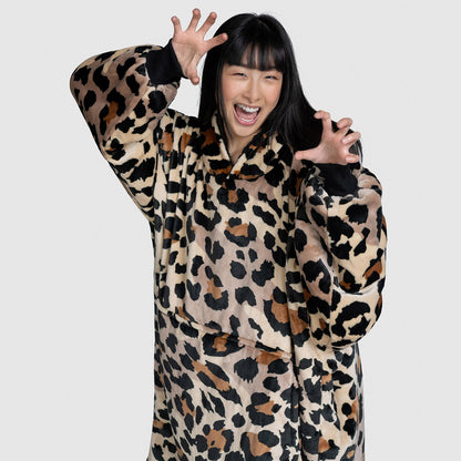 Oodie Leopard Print Blanket Hoodie Leopard Oodie™ Original – The
