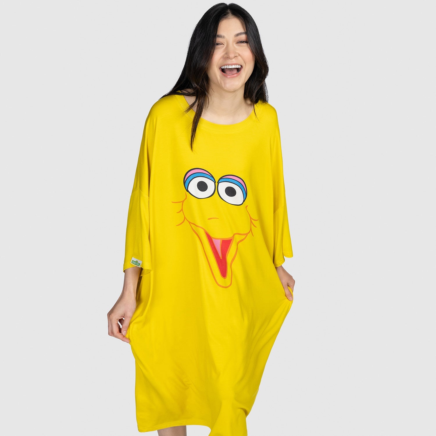Sesame Street Big Bird Sleep Tee Licensed – The Oodie EU