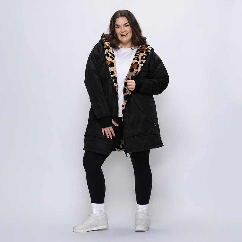 Black/Leopard