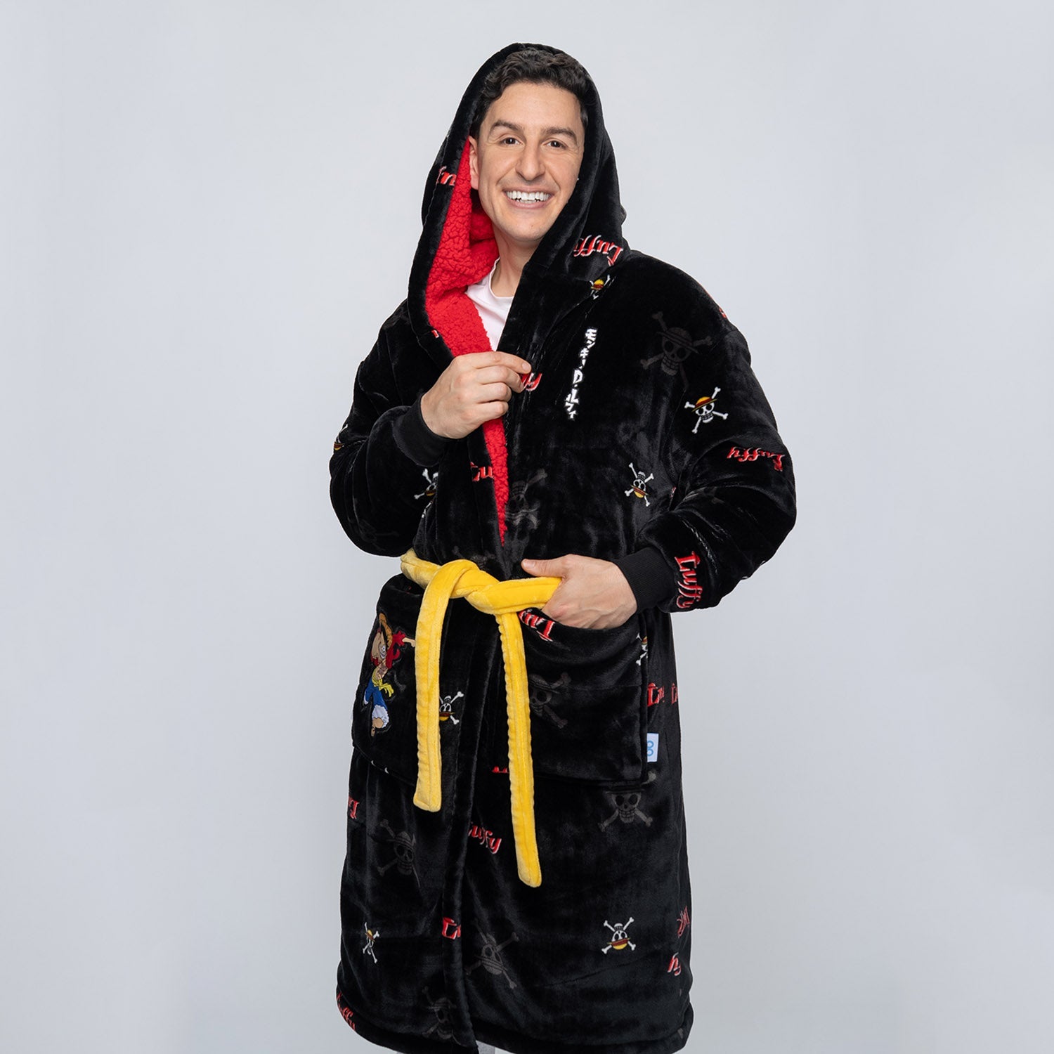 One Piece Luffy Sherpa Robe Licensed – The Oodie EU