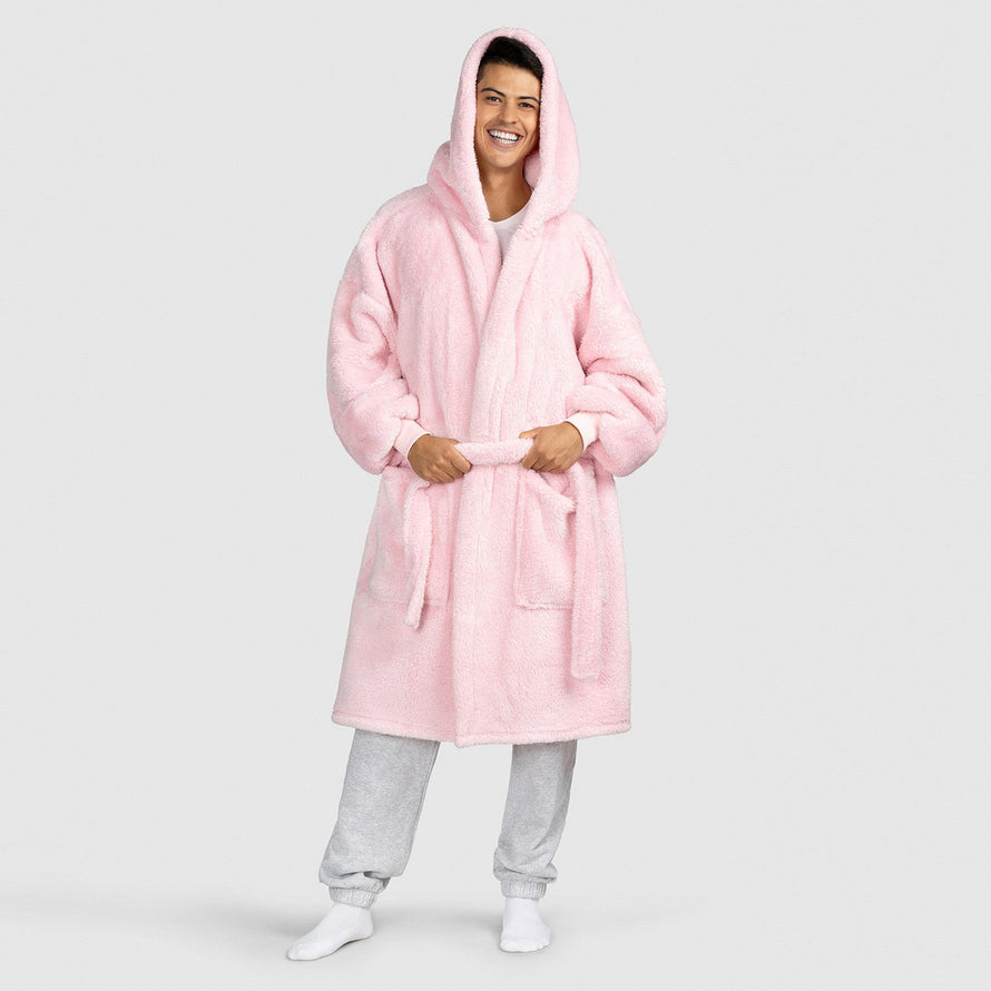 Fluffy Pink Oodie Robe