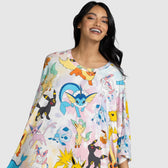 Eevee Evolutions Pokémon Oodie Sleep Tee