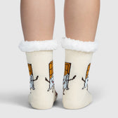 Chocolate Sherpa Socks