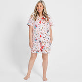 Lazy Cat Button Up Pj Set