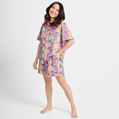 Breakfast Buddies Woven Short
