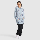 Lightweight Knit Panda Zip Thru