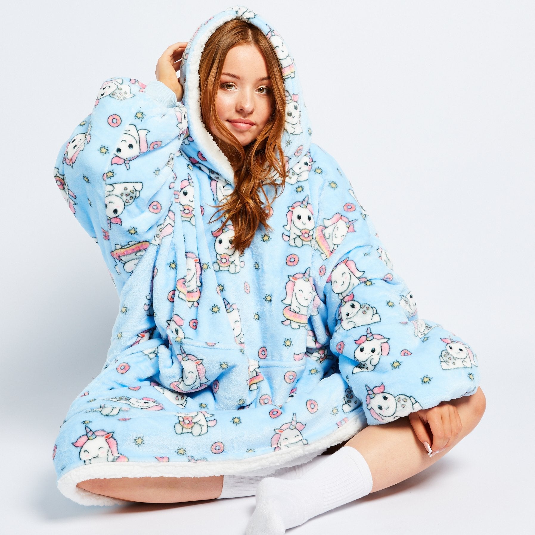 Unicorn hot sale hooded blankets